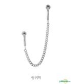 Monsta X: I.M Style - Handcuffs Earring (Chain) (Non-Piercing)