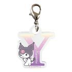 Sanrio Kuromi Initial Bag Charm / Keyring (Y)