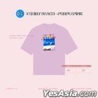 K SEE M x Up Poompat - Beach T-Shirt (Purplepink)