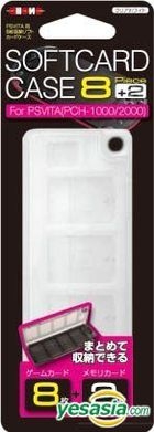 PSV Soft Card Case 8+2 (Clear White) (Japan Version)