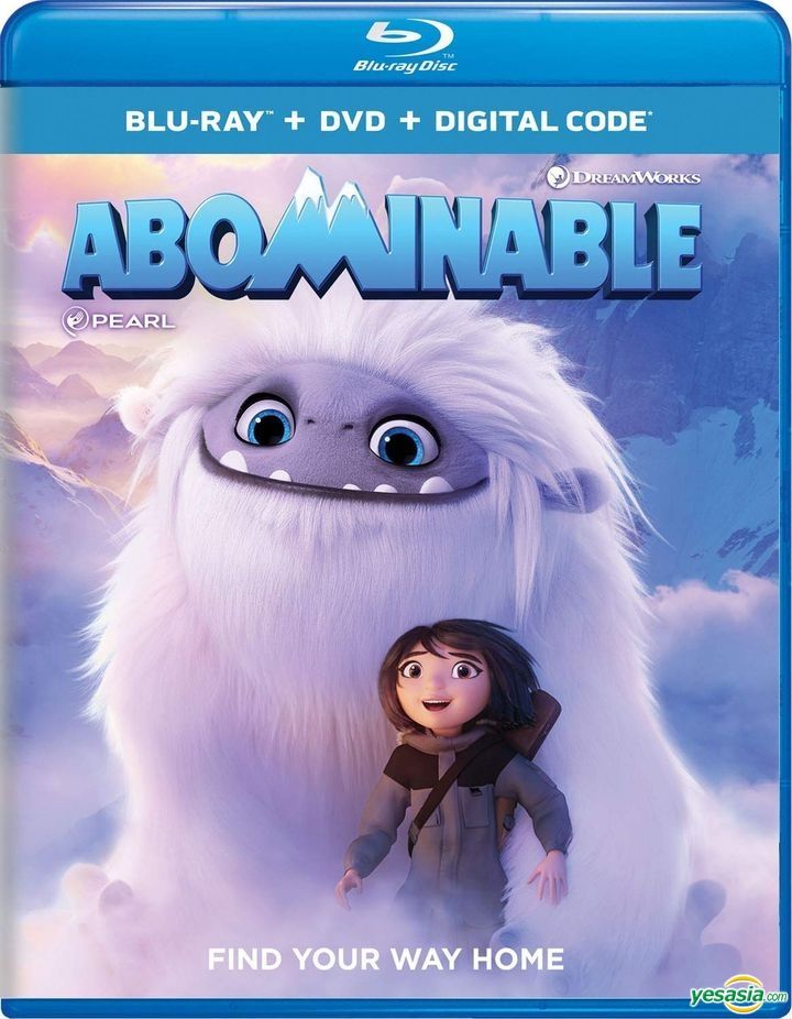 YESASIA: Abominable (2019) (Blu-ray + DVD + Digital Code) (US
