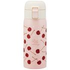 Dot & Cherry Thermos Bottle 350ml (Pink)