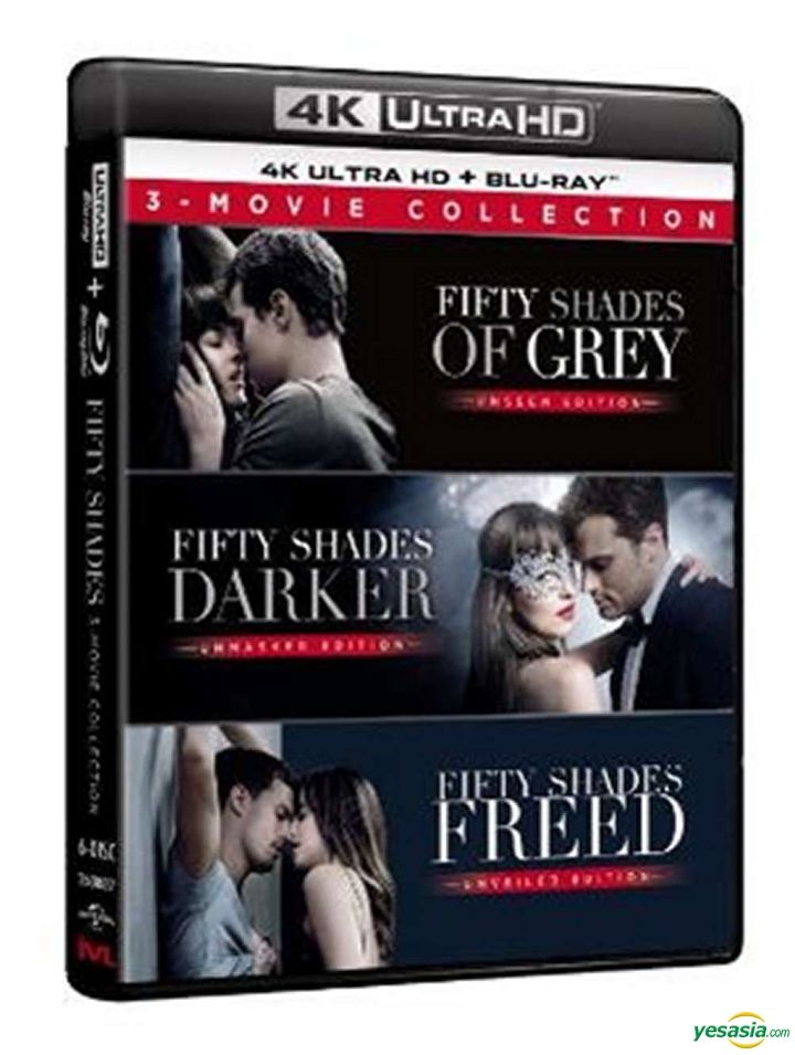 Yesasia Fifty Shades 3 Movie Collection 4k Ultra Hd Blu Ray 6 Disc Edition Hong Kong 