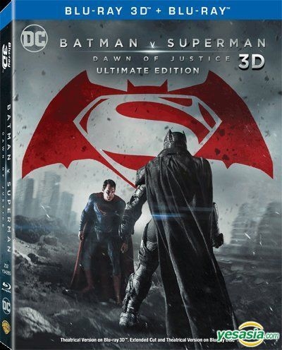 pre order batman vs superman ultimate edition blu ray with swag