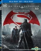 Batman v Superman: Dawn of Justice (2016) (Blu-ray) (2D + 3D) (3-Disc Lenticular) (Hong Kong Version)