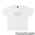 Astro Stuffs - Outline Logo Oversized T-Shirt (White) (Size S)