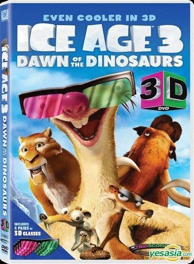 Ice Age 3: Dawn Of The Dinosaurs (3D Blu-ray + Blu-ray + Standard DVD)  (Widescreen) 