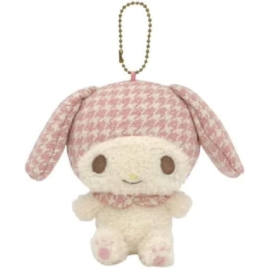 YESASIA My Melody Plush Toy with Keychain (Sweet Check Series