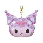 Sanrio Characters Japanese Style Series Plush Pass Holder (Kuromi)