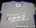 Yes Or No 2 : Come Back to me - T-Shirt (Grey) - Size L
