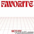 NCT 127 Vol. 3 Repackage - Favorite (CATHARSIS + CLASSIC Version) + 2 Posters in Tube