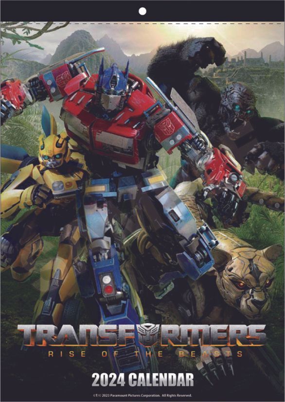 YESASIA Transformers Rise of the Beasts 2024 Calendar (Japan Version