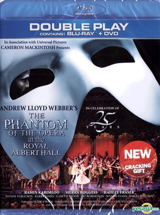 YESASIA: Phantom Of The Opera At The Royal Albert Hall (Blu-ray +