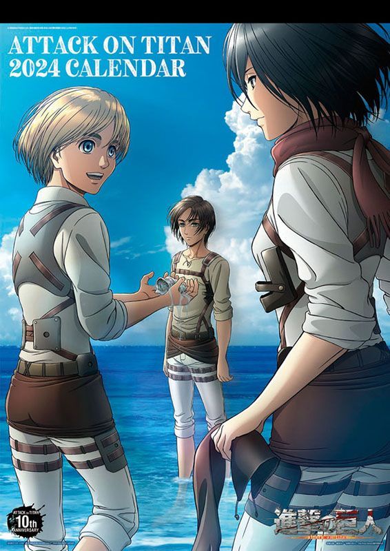 YESASIA: Attack on Titan 2024 Calendar (Japan Version) PHOTO/POSTER