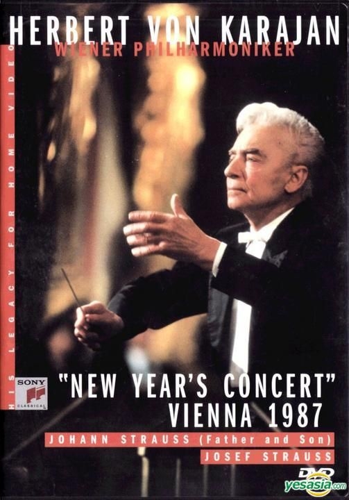 YESASIA: Karajan: New Year's Concert - Vienna 1987 (DVD) (US Version