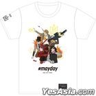 Mayday The Life Tour - The Dark Knight Team 5 White Tee (Size M)