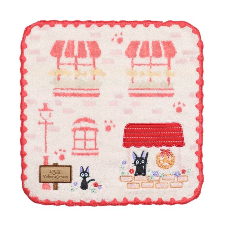 YESASIA Kiki's Delivery Service Hand Towel (25×25cm) (Under the Roof) Marushin Lifestyle