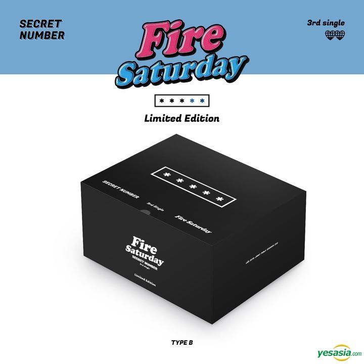 YESASIA: SECRET NUMBER Single Album Vol. 3 - Fire Saturday