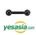 BTS Style - Simple Ball Mono Cartilage Earring (Glossy Black) (0.3cm)