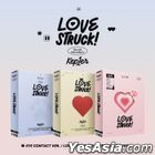 Kep1er Mini Album Vol. 4 - LOVESTRUCK! (Eye Contact + Love Strike + First Blush Version) + 3 Posters in Tube