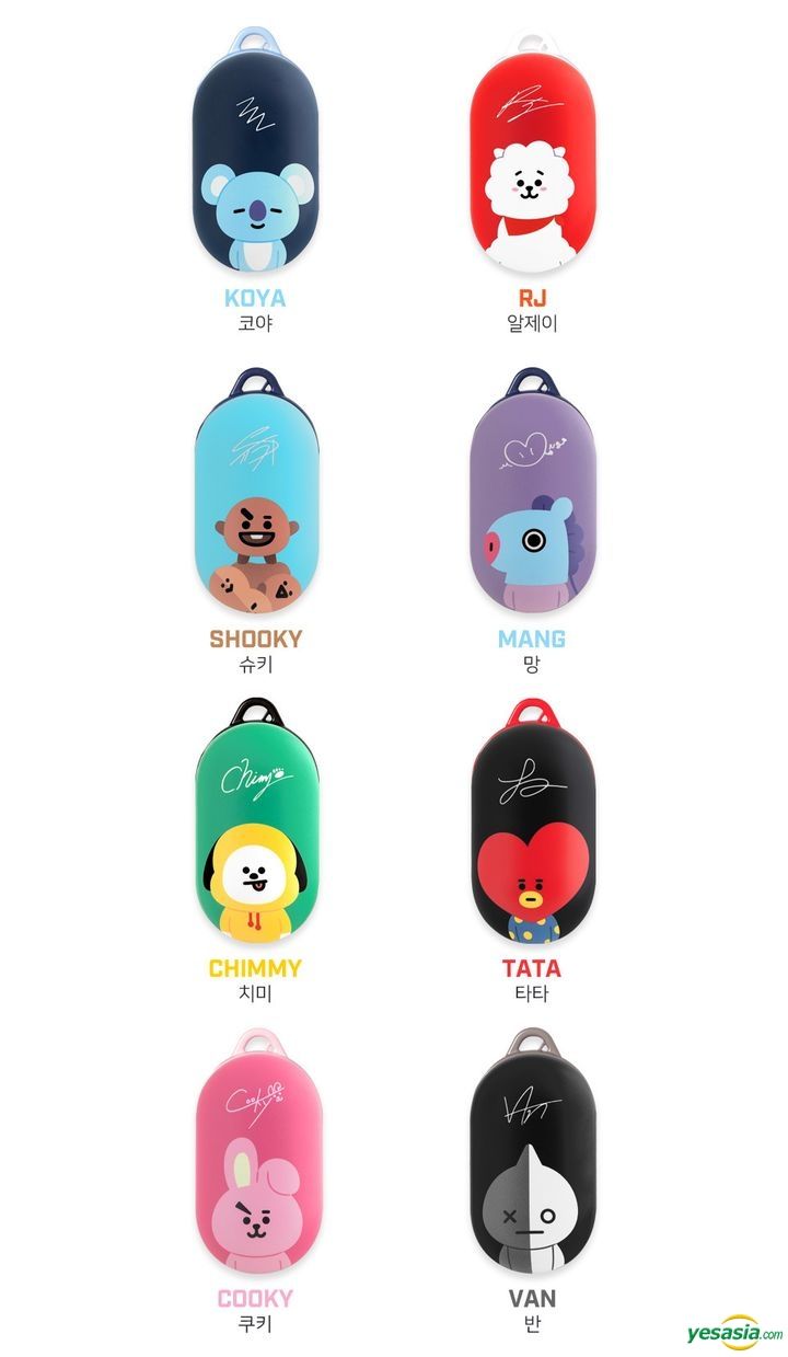 Yesasia Bt21 Galaxy Buds Case Rj Photopostertsgroupscelebrity Tsmale Stars Bts 2408