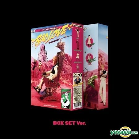 Afslachten kolf nog een keer YESASIA: SHINee : Key Mini Album Vol. 1 - BAD LOVE (BOX SET Version) +  Random Poster in Tube (BOX SET Version) CD - Key (SHINee), SM Entertainment  - Korean Music - Free Shipping - North America Site