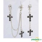 Black Cubic Two Pin Set