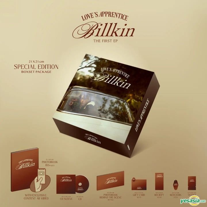 YESASIA: Billkin - LOVE'S APPRENTICE (Special Edition Boxset