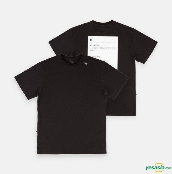 YESASIA: BTS - Love Yourself World Tour T-shirt (Black_TK) (Small