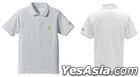 Mobile Suit Gundam : E.F.S.F. Embroidery Polo-Shirt (White) (Size:S)