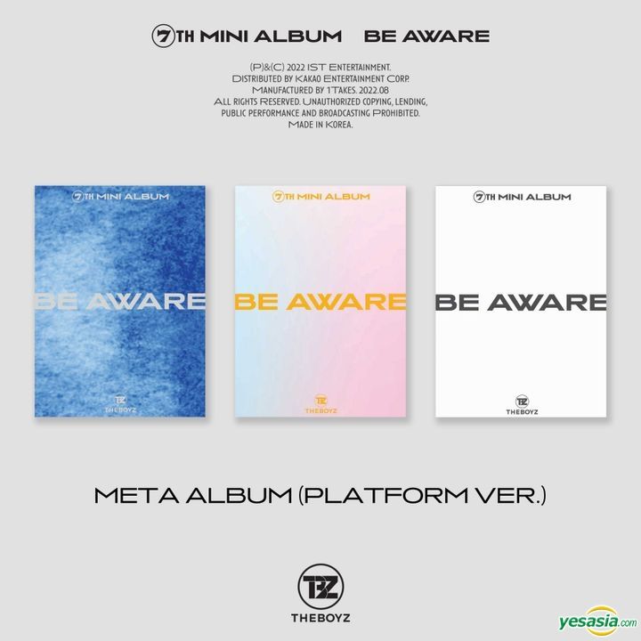 YESASIA The Boyz Mini Album Vol. 7 BE AWARE (Meta Album) (Platform
