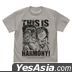 TV Animation [Baki Hanma] : Otoko Kurabe T-Shirt (LIGHT GRAY) (Size:L)