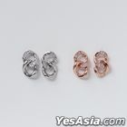 Kang Daniel Style - Four Beach Earrings (Pink Gold Pair)