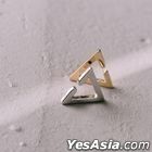 BTS : Suga & NCT : Lucas Style - Simple Triangle Ear Cuff (Silver)