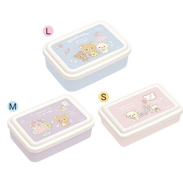 YESASIA: Image Gallery - San-X Rilakkuma Food Containers (3 Pieces Set)