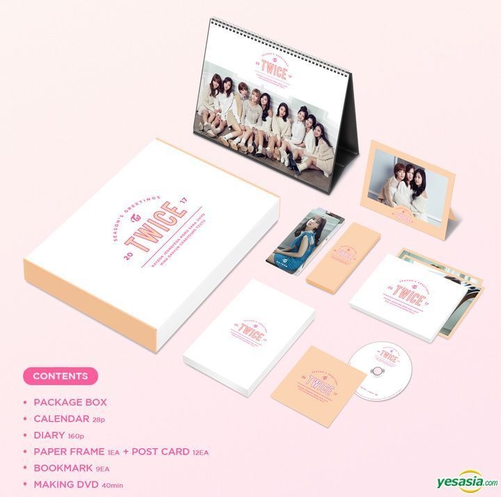 YESASIA: Twice 2017 Season's Greetings PHOTO/POSTER,CALENDAR,PHOTO ...