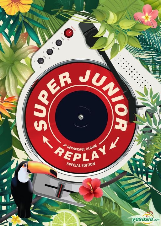 Super junior 8集　リパッケージアルバム REPLAY キノ YESASIA: Super Junior Vol. 8 Repackage - REPLAY (Kihno