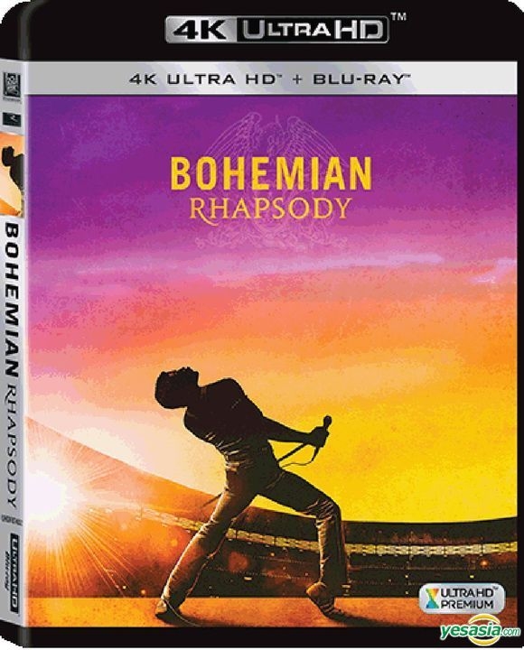 YESASIA Bohemian Rhapsody 2018 4K Ultra HD Blu ray Hong Kong Version Blu ray Rami Malek Gwilym Lee Deltamac HK Western World Movies Videos Free Shipping