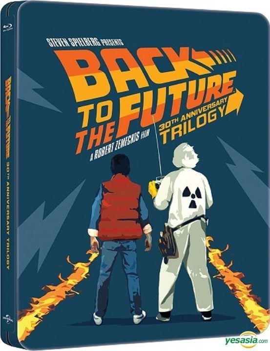 Back to the Future Trilogy [ 35th Anniversary STEELBOOK Box Set ] (4K UHD)  NEW