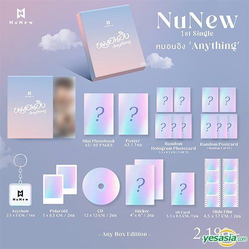 YESASIA: NuNew 1st Single - Anything (Any Box Edition) (Thailand 
