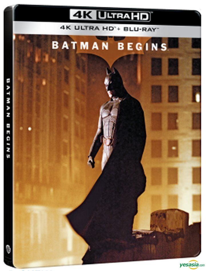 YESASIA: Batman Begins (2005) (4K Ultra HD + Blu-ray) (3-Disc Steelbook  Limited Edition) (Hong Kong Version) Blu-ray - Christian Bale, Liam Neeson,  Manta Lab Ltd. - Western / World Movies & Videos -