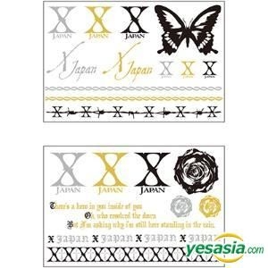 Yesasia X Japan Metallic Tattoo Groups Photo Poster X Japan Avex Group Free Shipping