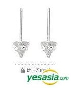 EXO Style - Twinkle Cone Earrings (Small / Siver)