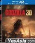 Godzilla (2014) (Blu-ray) (2D + 3D) (Hong Kong Version)