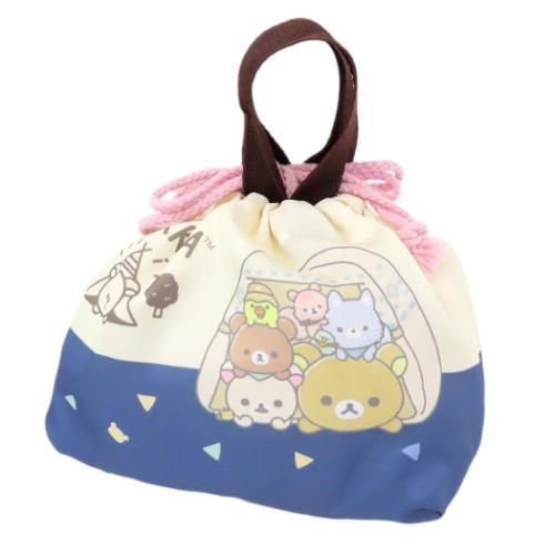 YESASIA Rilakkuma Drawstring Lunch Bag K Company Lifestyle & Gifts