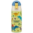 DINOSAURS PICTURE BOOK Stainless Water Bottle 350ml with Straw