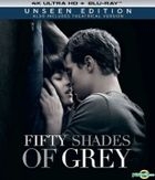 Fifty Shades of Grey (2015) (4K Ultra HD + Blu-ray) (Unseen Edition) (Hong Kong Version)