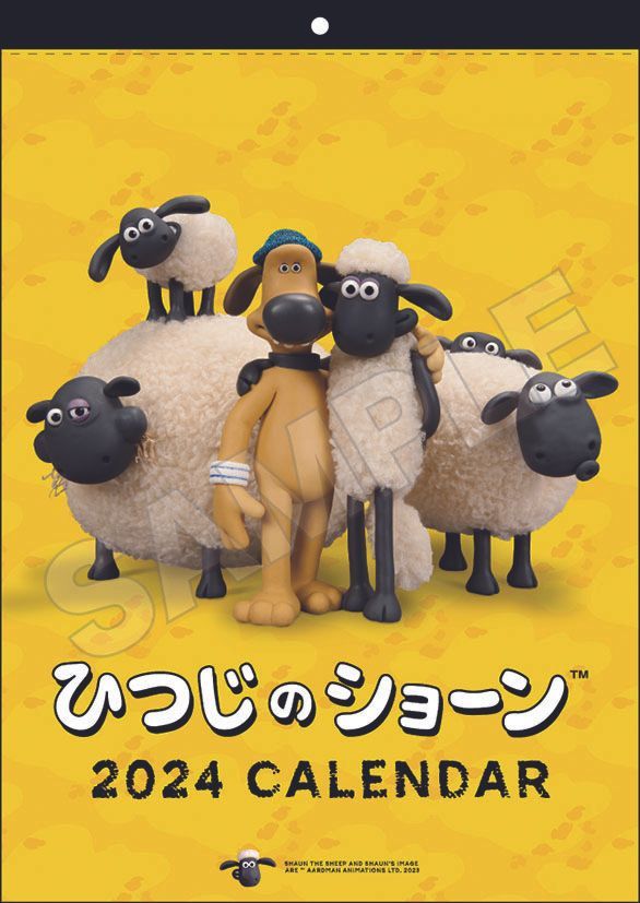 YESASIA Shaun the Sheep 2024 Calendar (Japan Version) CALENDAR,PHOTO