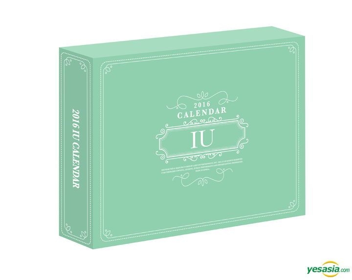 Yesasia Iu 16 Calendar 写真集 ポスター カレンダー 女性アーティスト Iu イ ジウン 無料配送 北米サイト