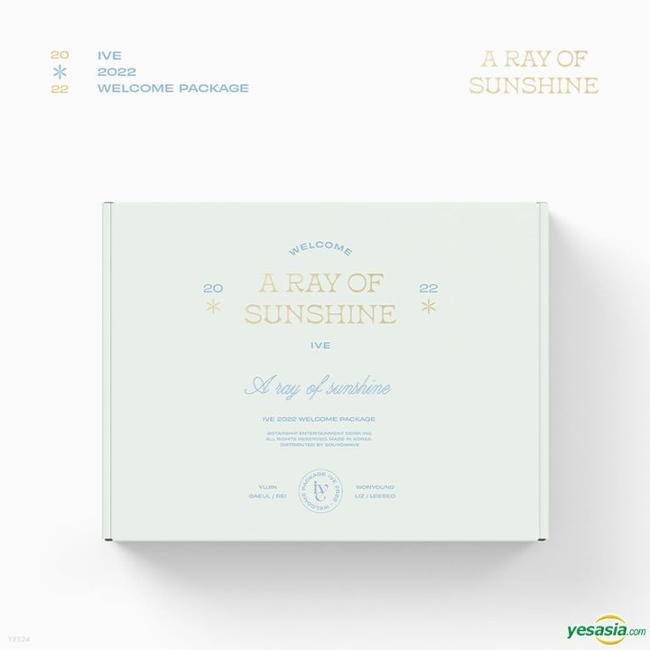 アイドル IVE WELCOME PACKAGE A RAY OF SUNSHINE YESASIA: IVE 2022 Welcome Package - A Ray of Sunshine PHOTO